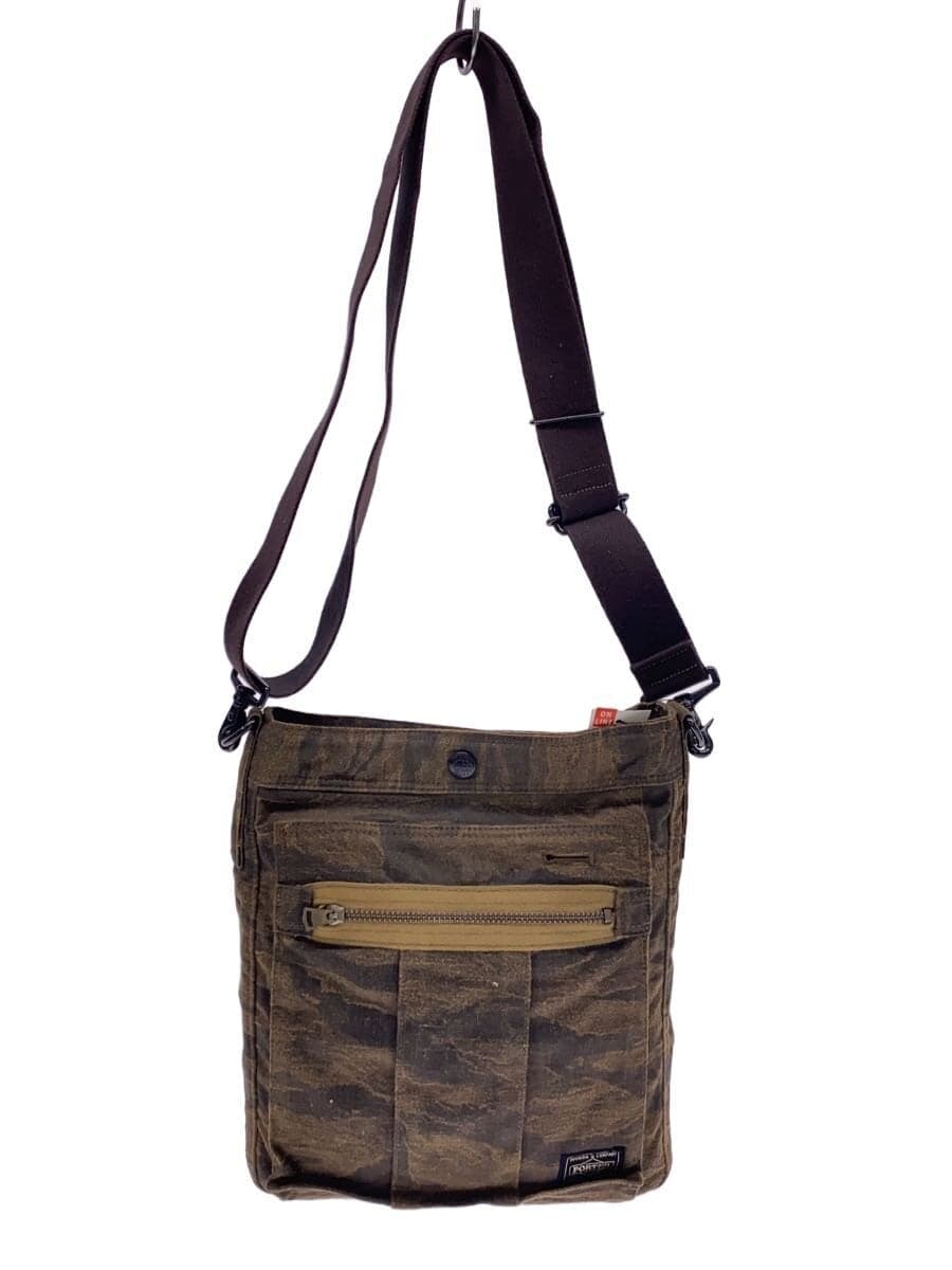 PORTER shoulder bag cotton BRW camouflage