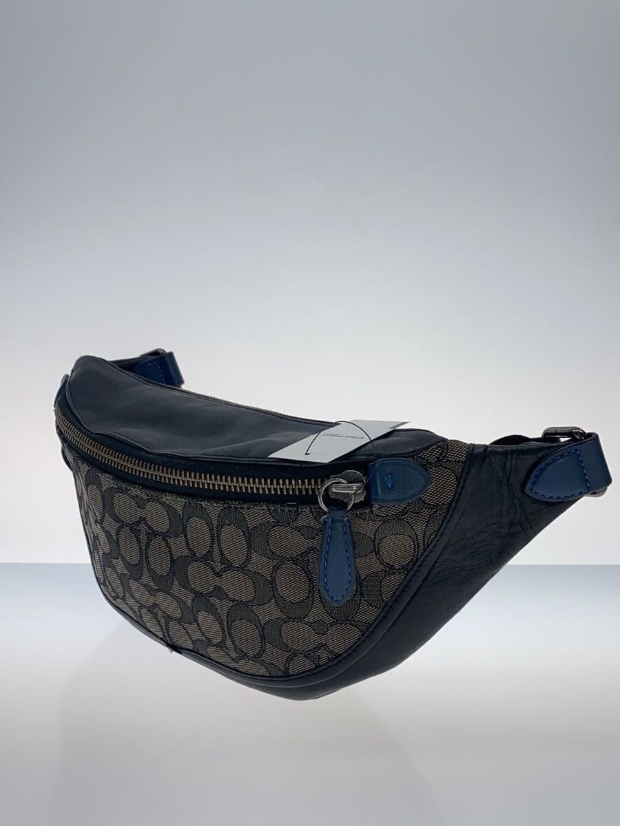 COACH Shoulder Bag Leather Black All-over Pattern B2180 2