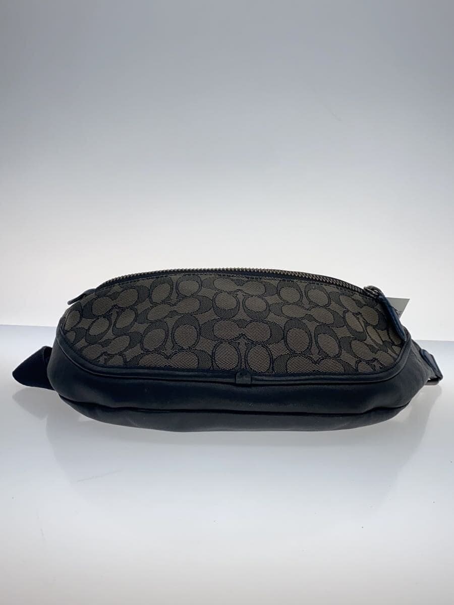 COACH Shoulder Bag Leather Black All-over Pattern B2180 4