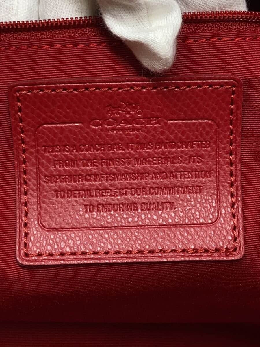 COACH Signature One Shoulder Shoulder Bag Leather BRW All-over Pattern F34899 6