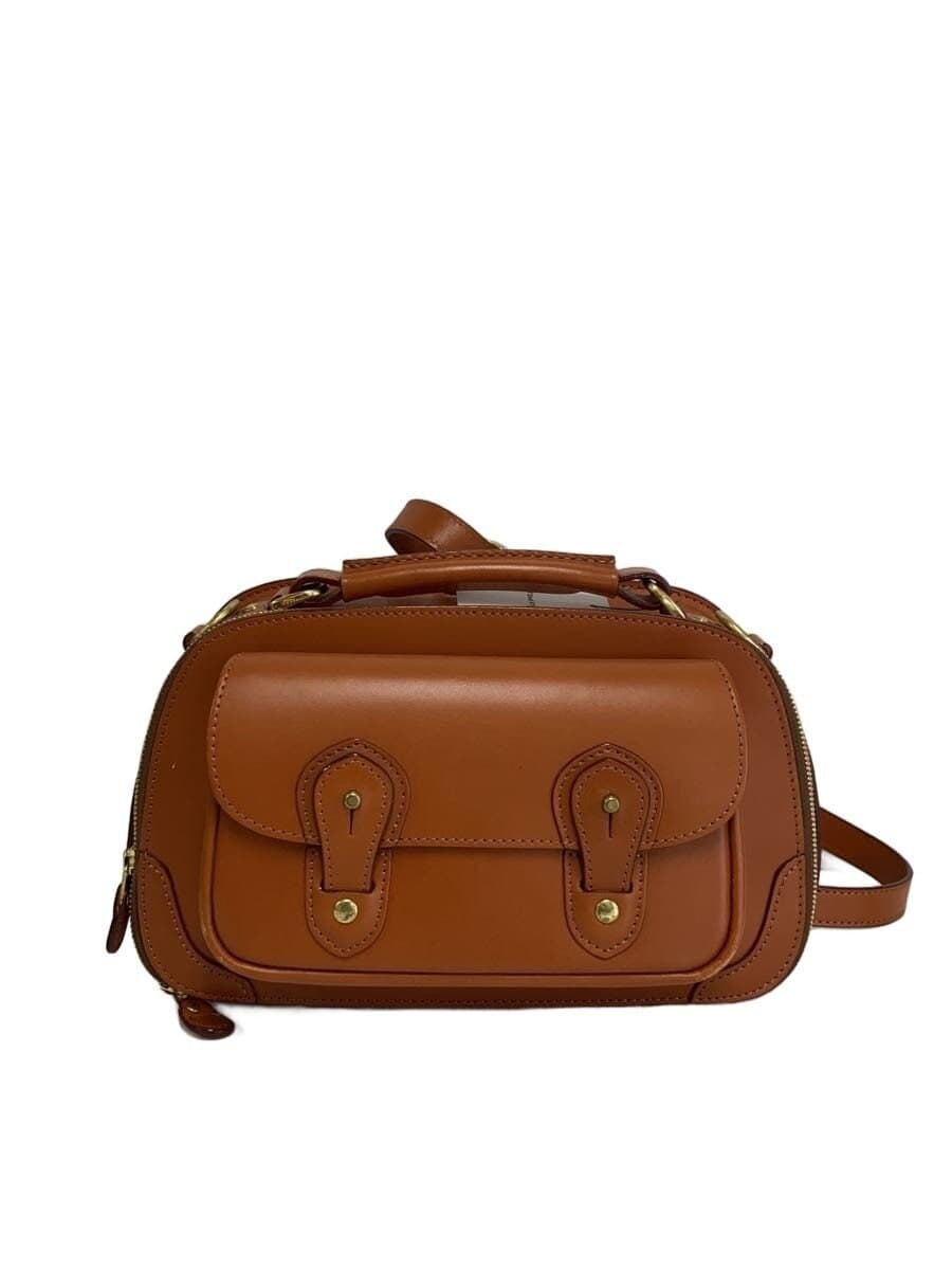 ITAGAKI shoulder bag leather BRW plain