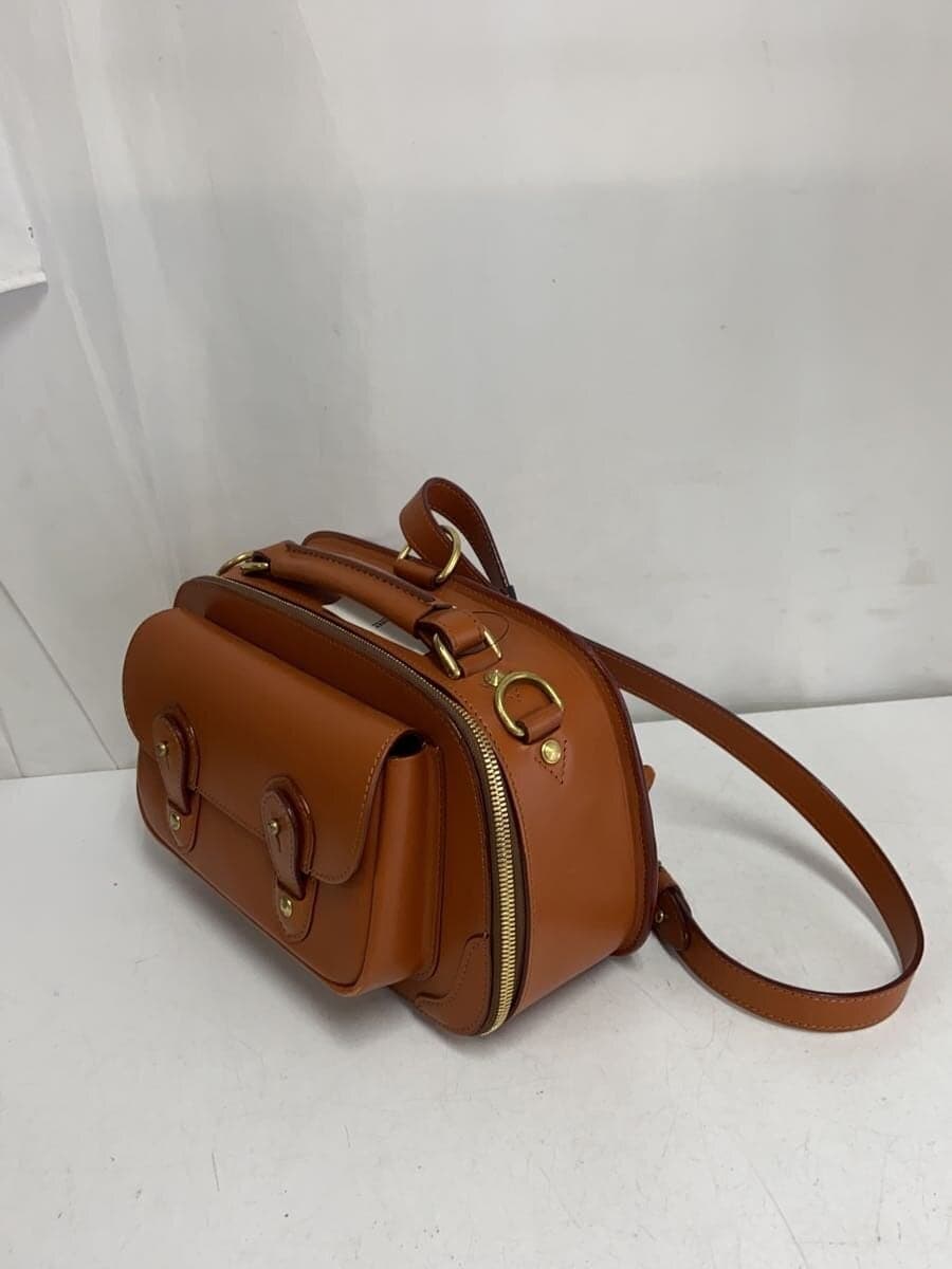 ITAGAKI shoulder bag leather BRW plain 2