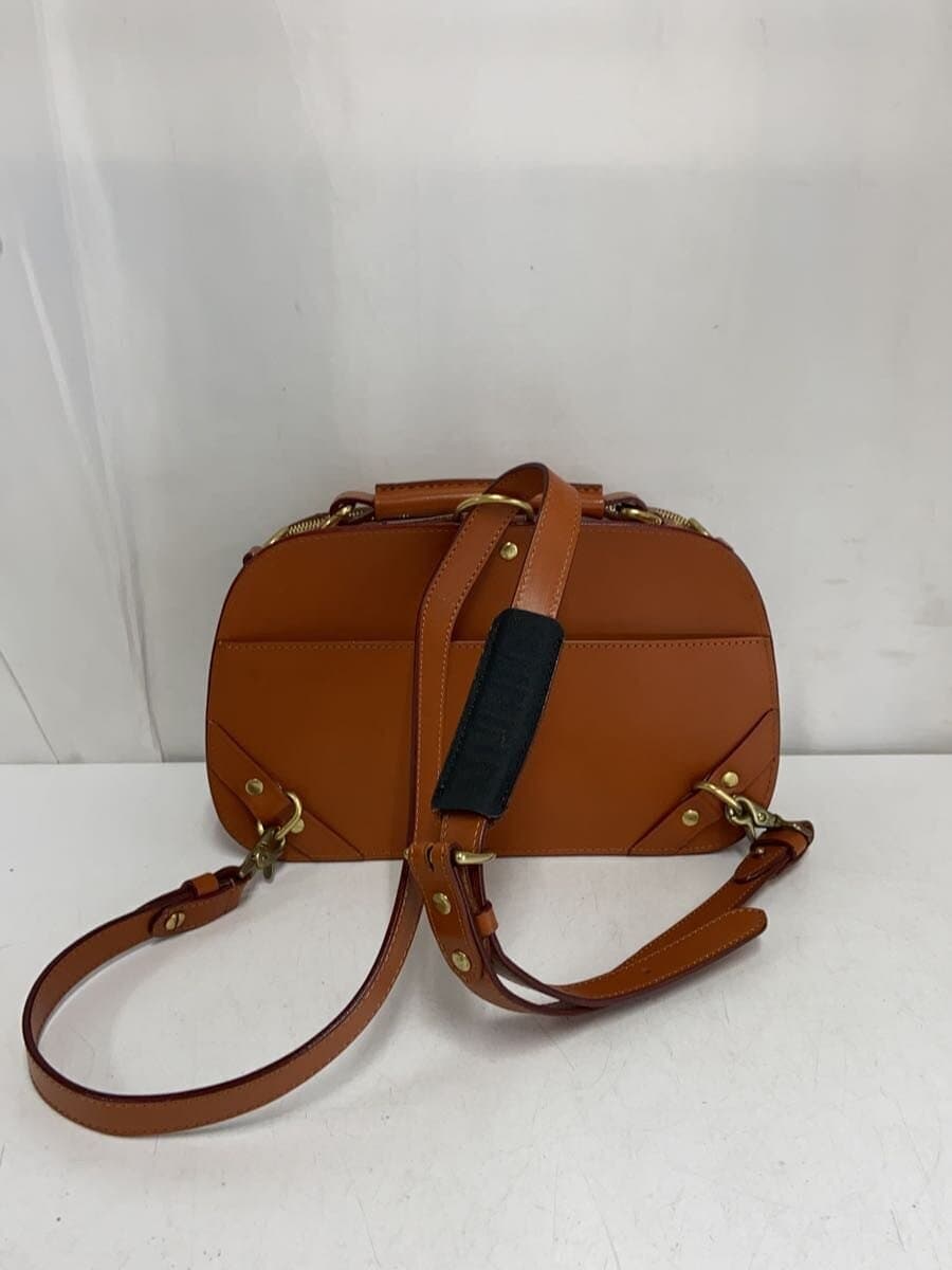 ITAGAKI shoulder bag leather BRW plain 3