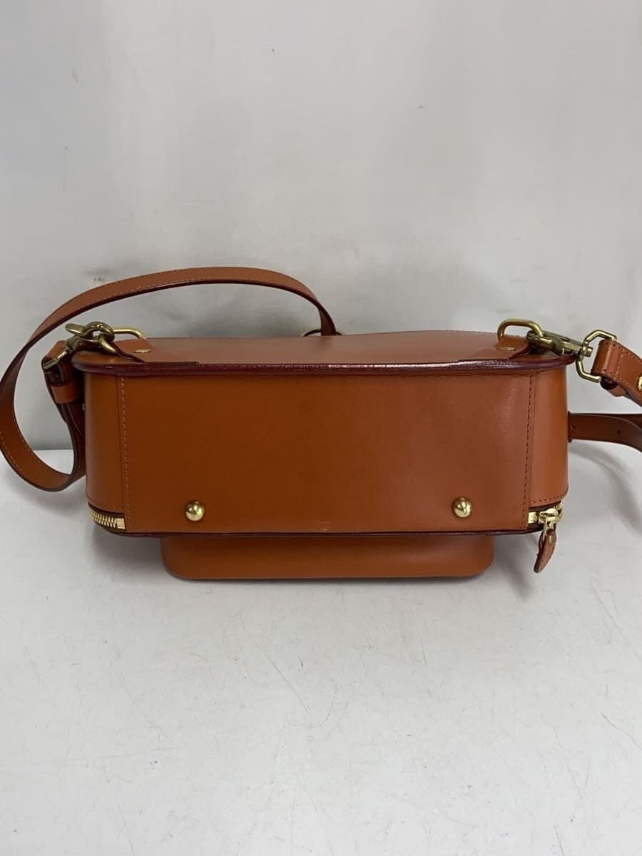 ITAGAKI shoulder bag leather BRW plain 4