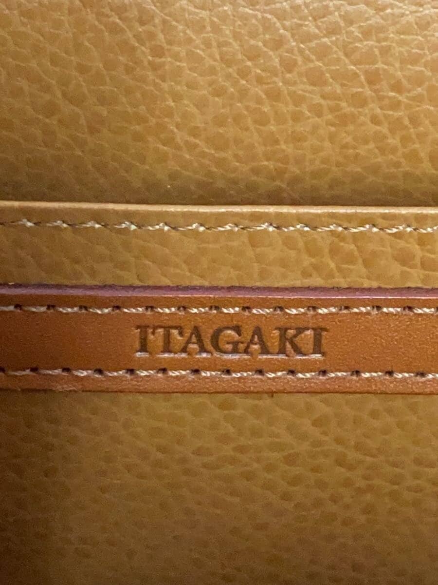 ITAGAKI shoulder bag leather BRW plain 5