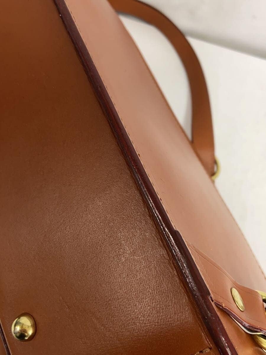 ITAGAKI shoulder bag leather BRW plain 7