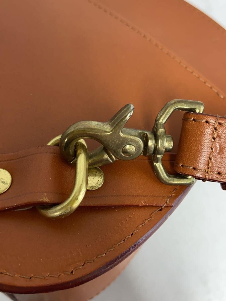 ITAGAKI shoulder bag leather BRW plain 8