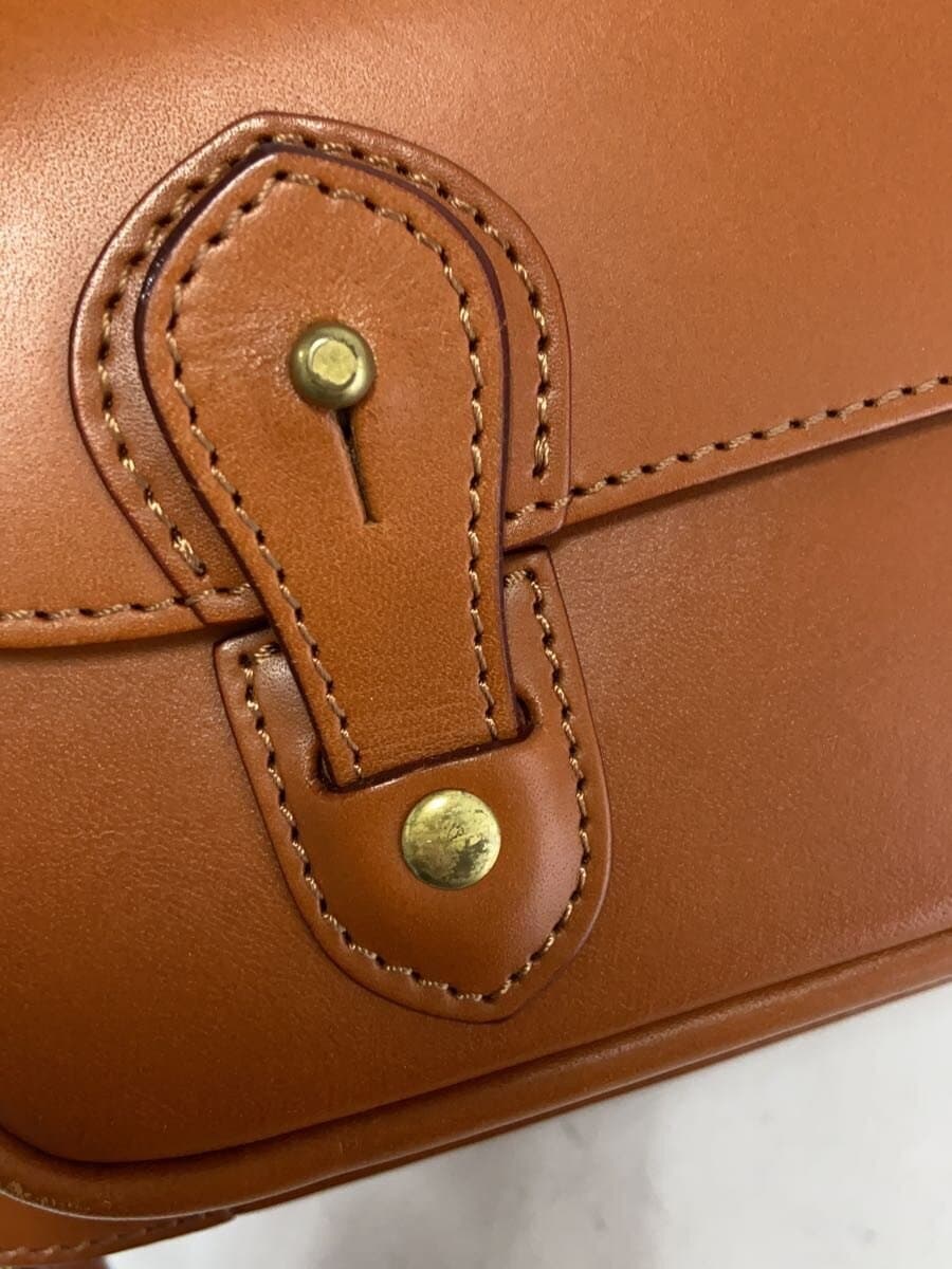 ITAGAKI shoulder bag leather BRW plain 9