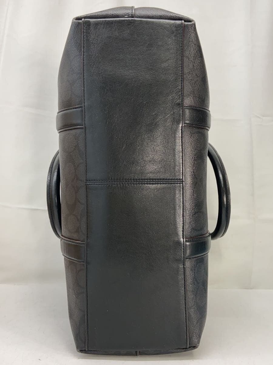 COACH Metropolitan Signature Tote Bag PVC BLK F23211 Missing shoulder strap 4