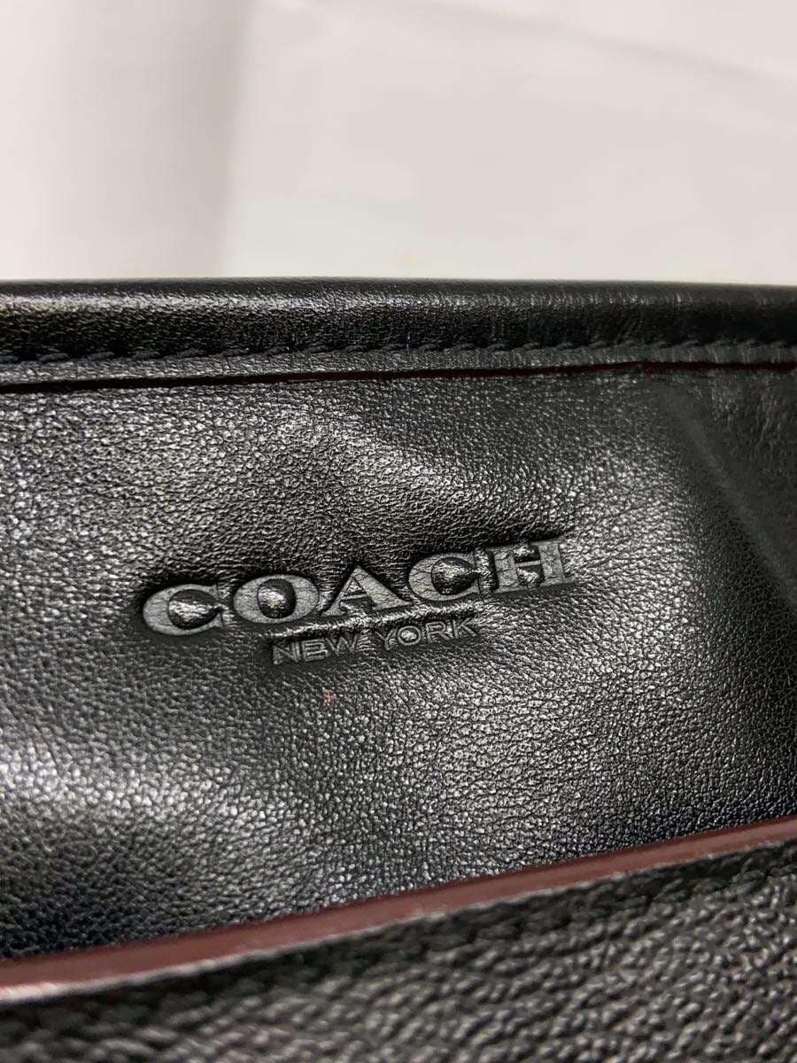 COACH Metropolitan Signature Tote Bag PVC BLK F23211 Missing shoulder strap 5