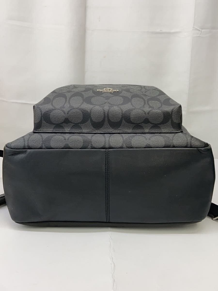 COACH Signature Backpack PVC Black All-over pattern F58314 4