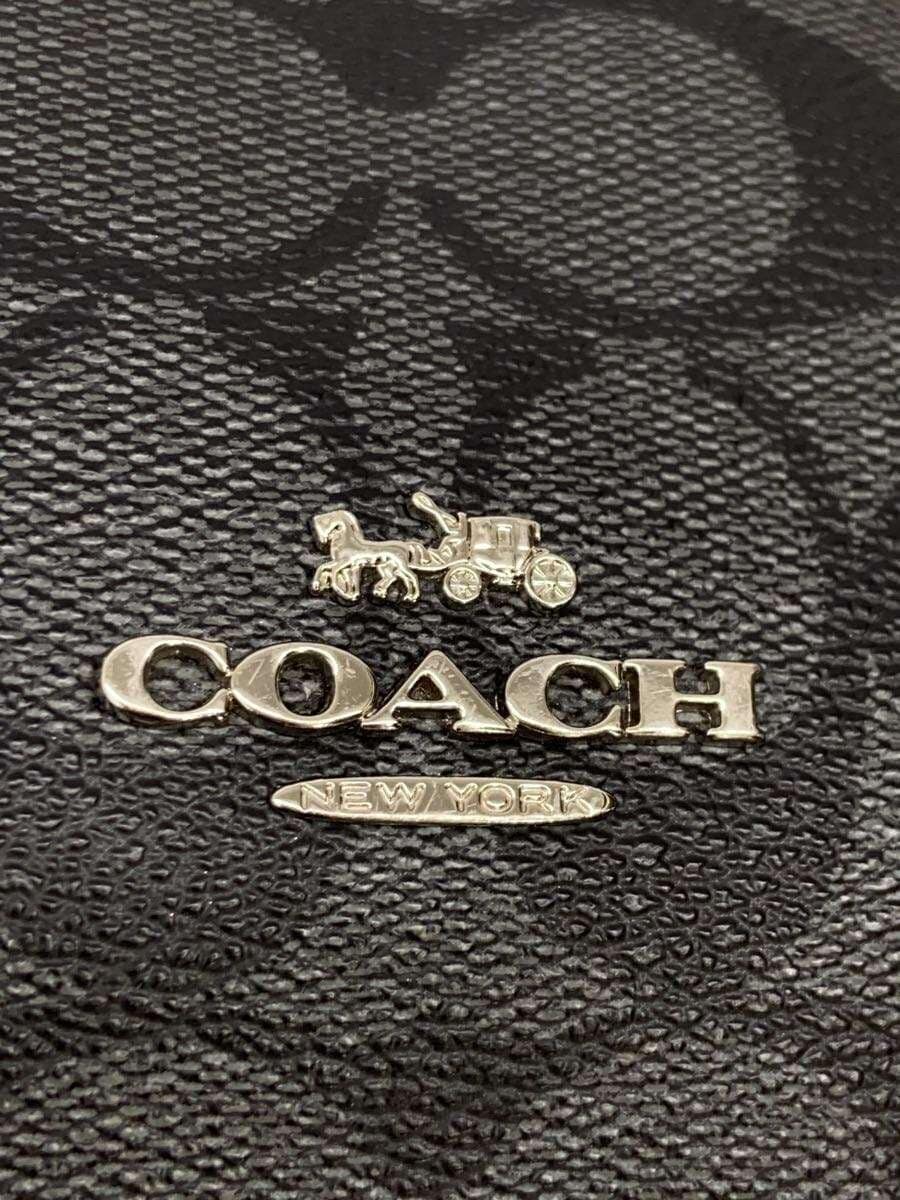 COACH Signature Backpack PVC Black All-over pattern F58314 5