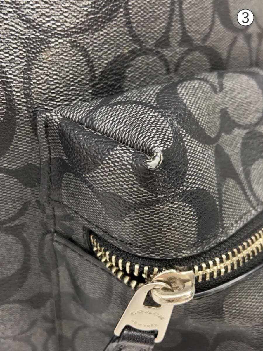 COACH Signature Backpack PVC Black All-over pattern F58314 9