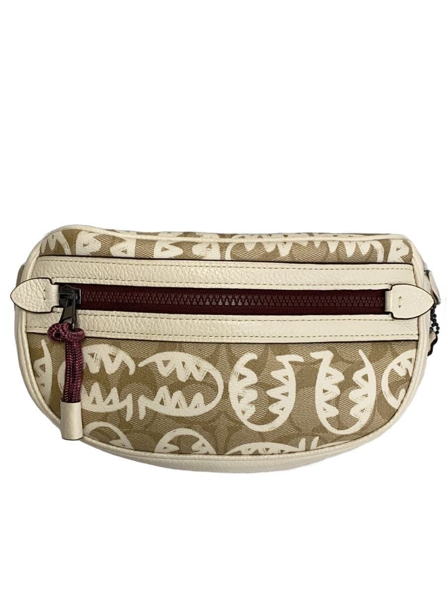 COACH shoulder bag -- BEG all-over pattern B2080