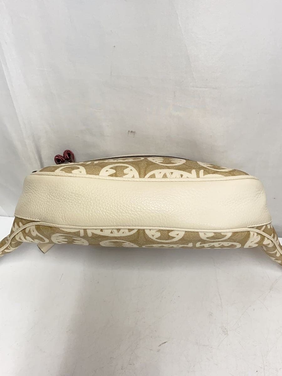 COACH shoulder bag -- BEG all-over pattern B2080 4