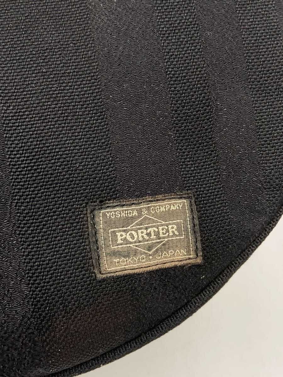 PORTER Tango Chirimen 10th Anniversary Shoulder Bag BLK Plain 5