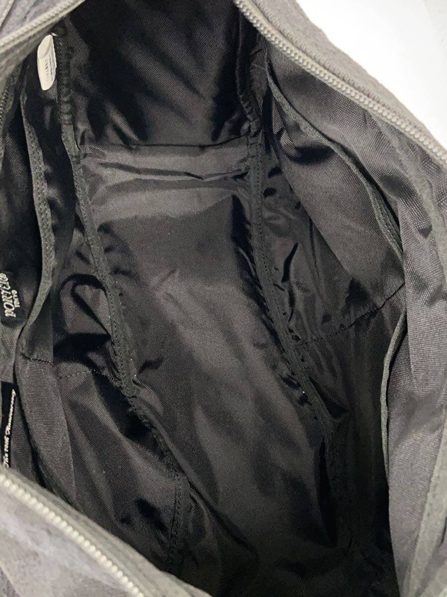 PORTER Tango Chirimen 10th Anniversary Shoulder Bag BLK Plain 6