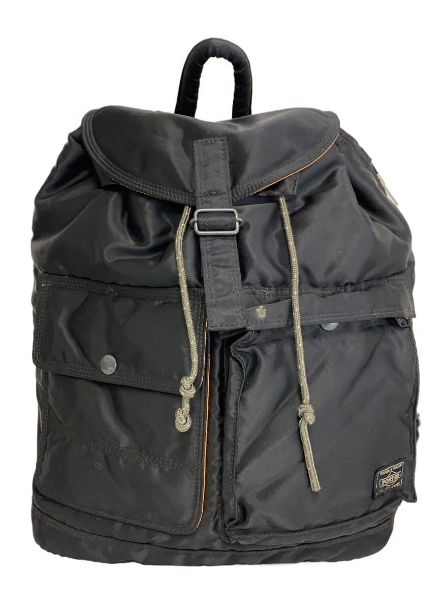 PORTER backpack nylon BLK has damage condition considered