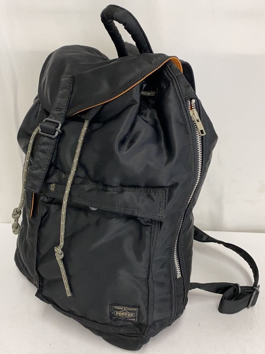 PORTER backpack nylon BLK has damage condition considered 2