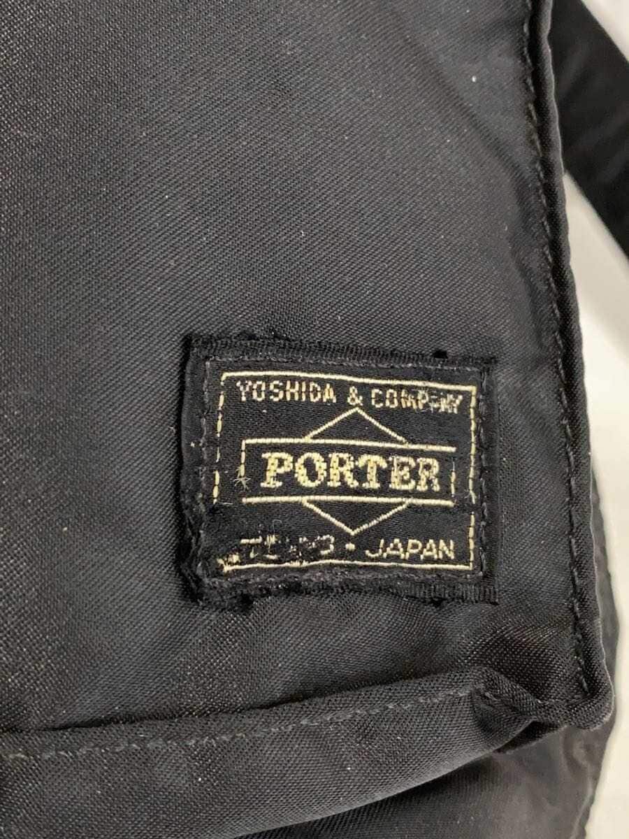 PORTER backpack nylon BLK has damage condition considered 5