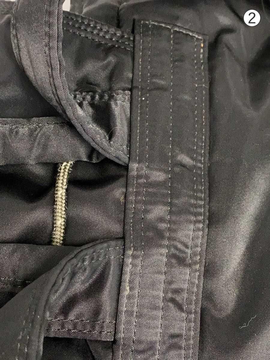 PORTER backpack nylon BLK has damage condition considered 9