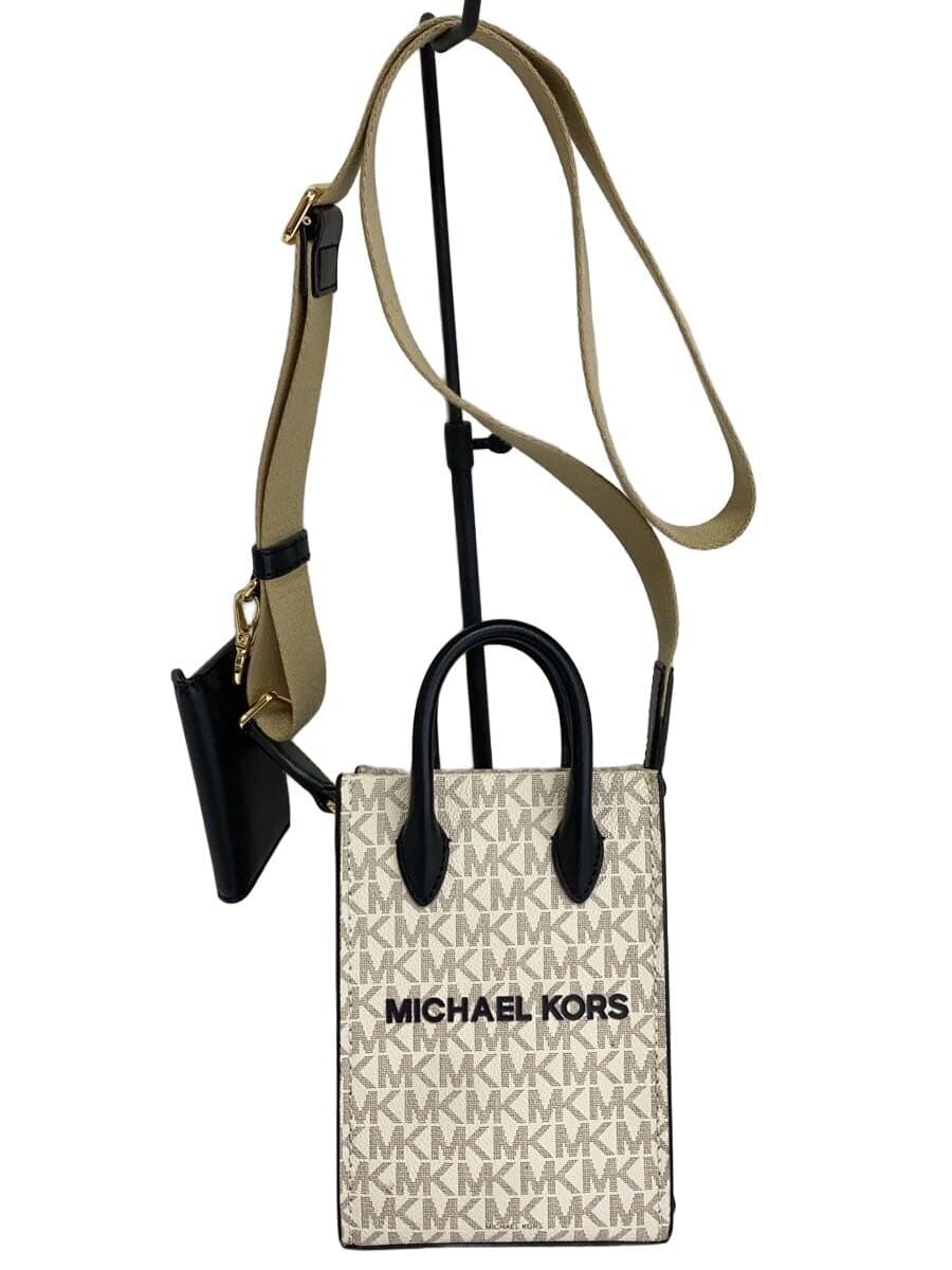 MICHAEL KORS Shoulder Bag Handbag CRM Allover Pattern CE-2311