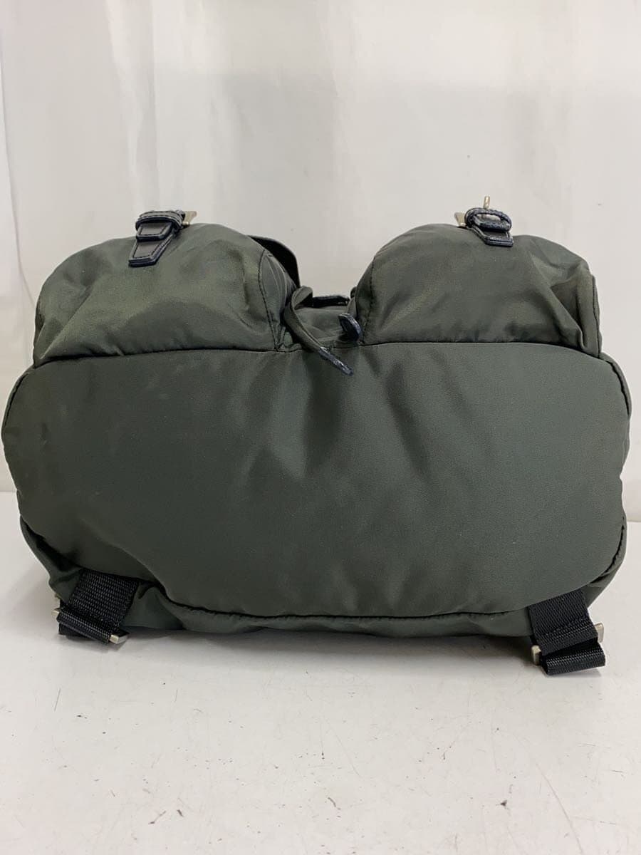 PRADA Backpack Nylon Black Solid Color 4