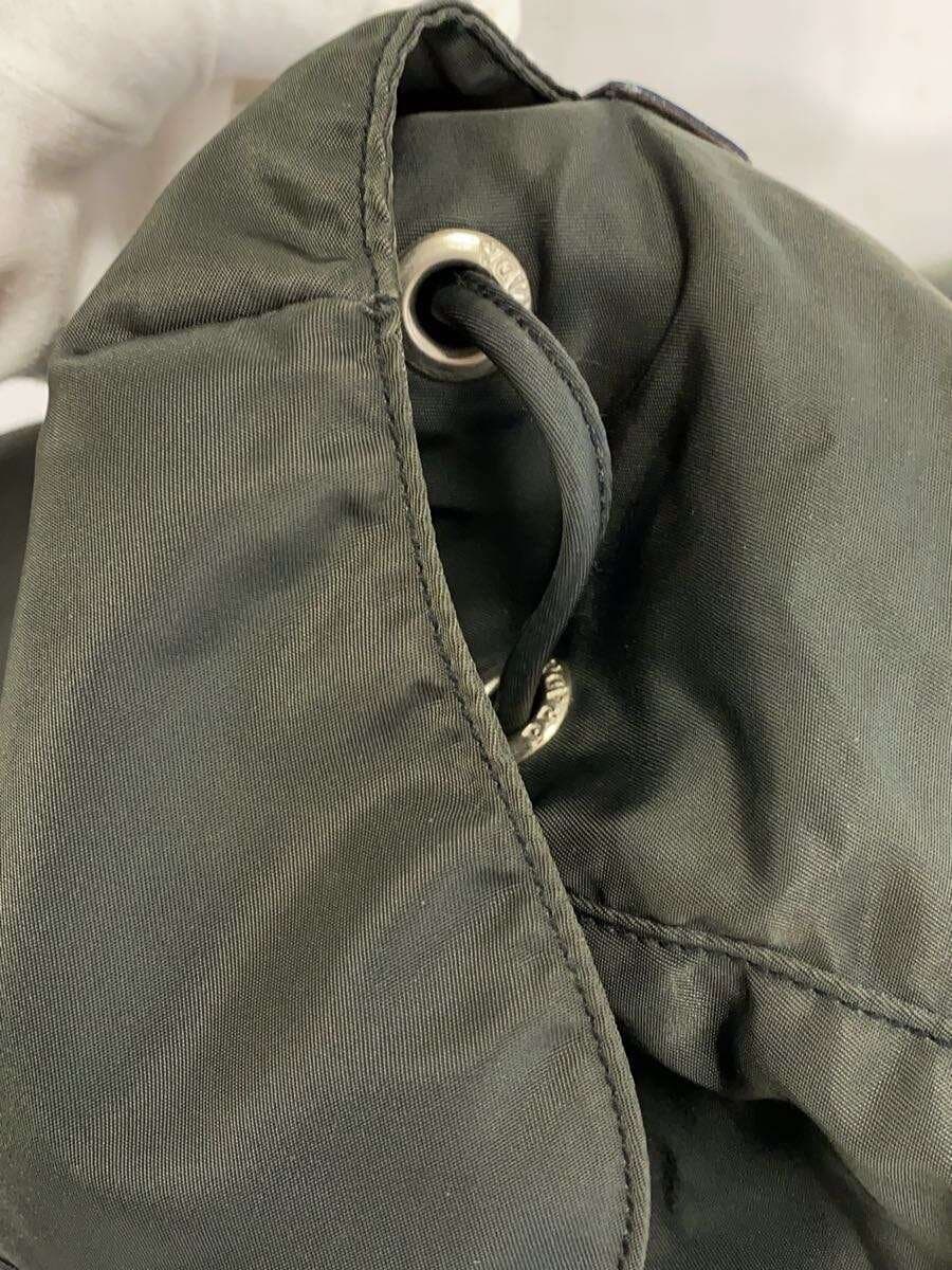 PRADA Backpack Nylon Black Solid Color 9