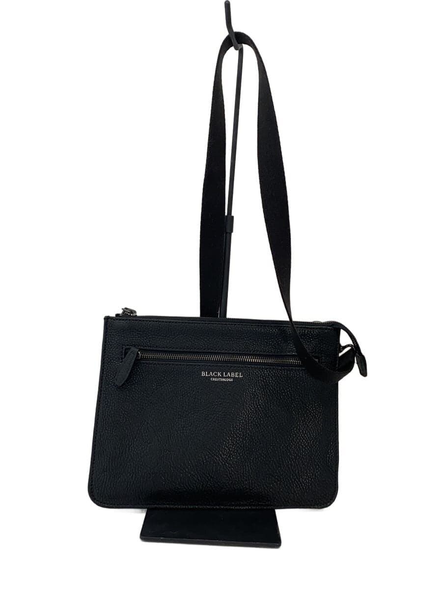 BLACK LABEL CRESTBRIDGE Shoulder Bag Leather BLK