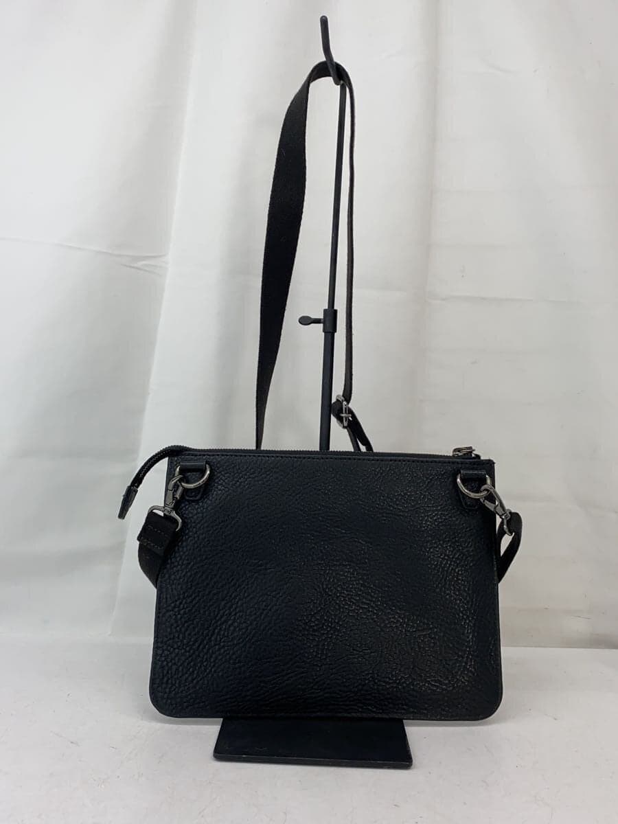 BLACK LABEL CRESTBRIDGE Shoulder Bag Leather BLK 3