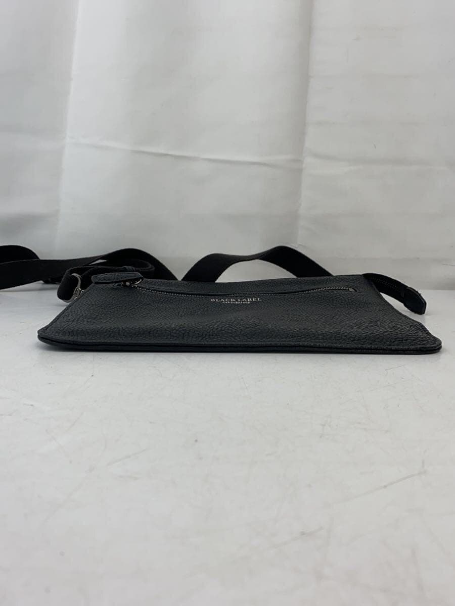 BLACK LABEL CRESTBRIDGE Shoulder Bag Leather BLK 4