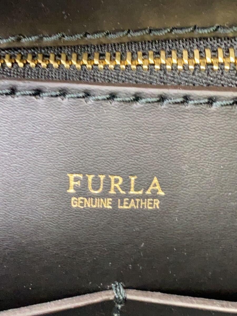 FURLA tote bag leather black plain 00870457 5