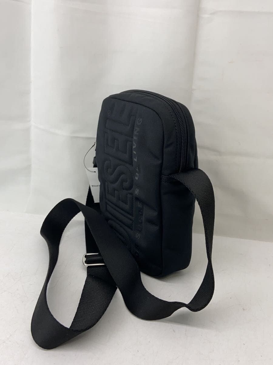 DIESEL shoulder bag polyester BLK solid color 2