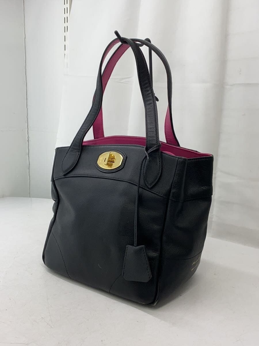 A.D.M.J. Tote Bag Leather BLK 2