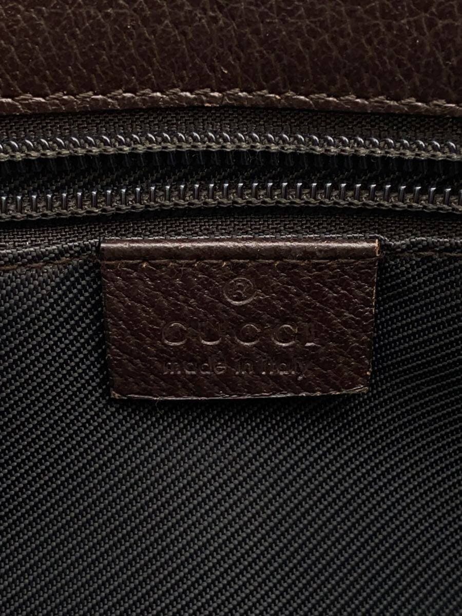 GUCCI Shoulder Bag_GG Canvas BRW All Over Pattern Corner Wear、Overall With Blackening 5