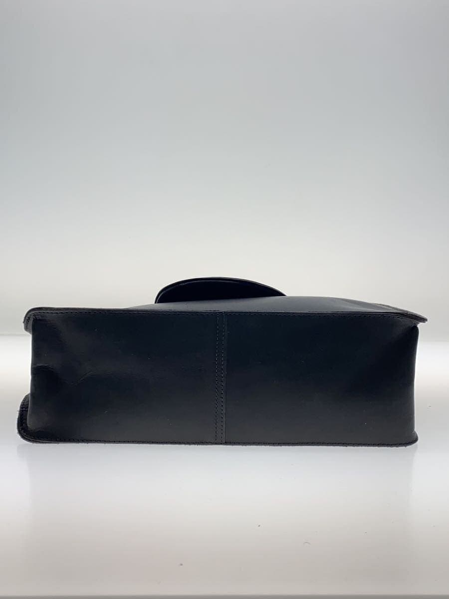 Other Brand OTAAT MYERS COLLECTIVE Shoulder Bag Leather BLK Solid RING TOTE B 4