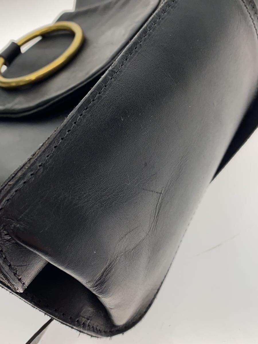 Other Brand OTAAT MYERS COLLECTIVE Shoulder Bag Leather BLK Solid RING TOTE B 6