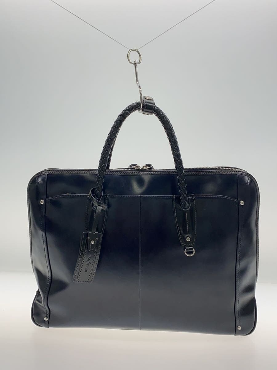 Kiefer neu Briefcase Leather BLK Solid 3
