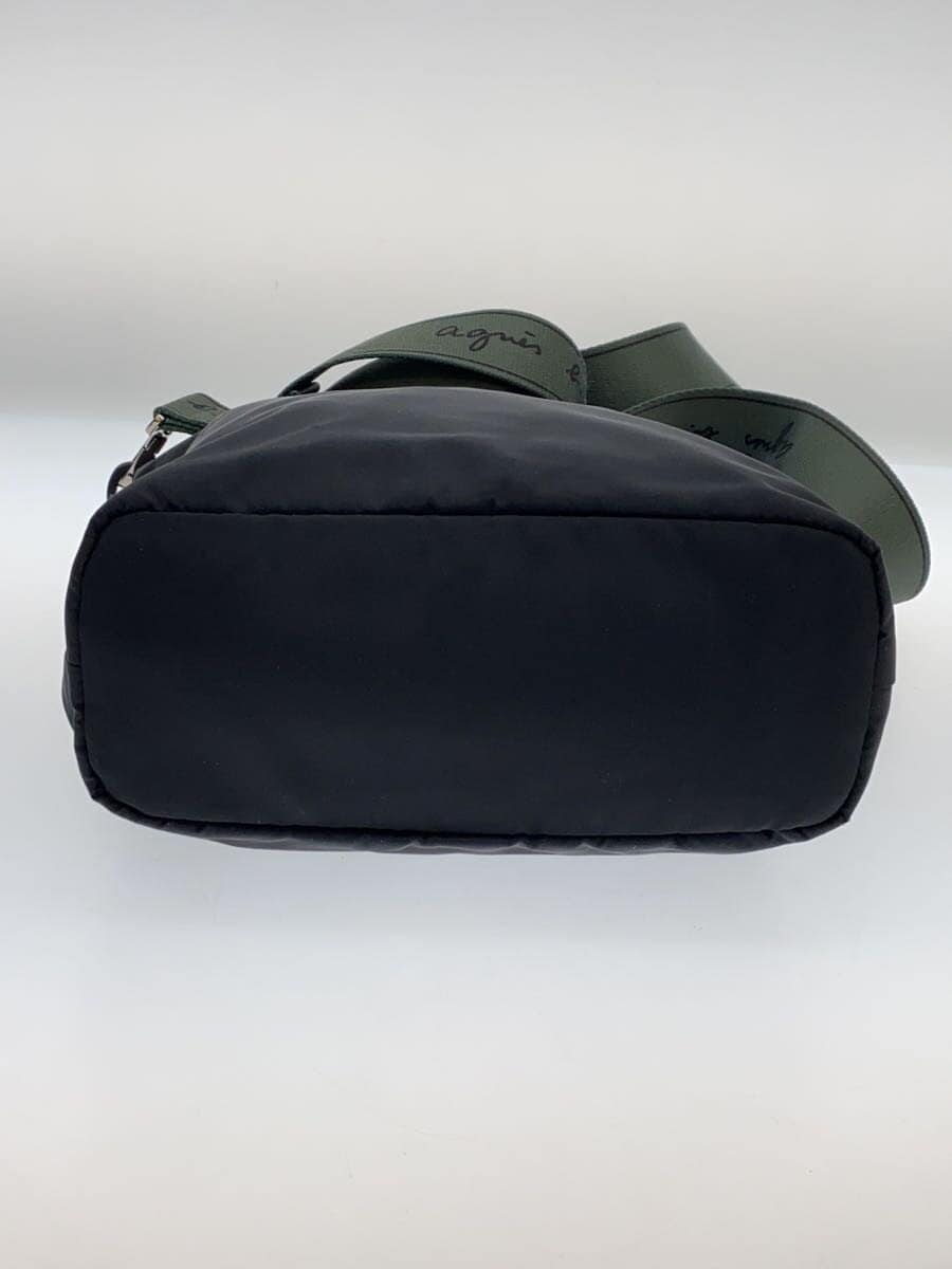 agnes b. Shoulder Bag BLK Strap Bag x 2 Set 4