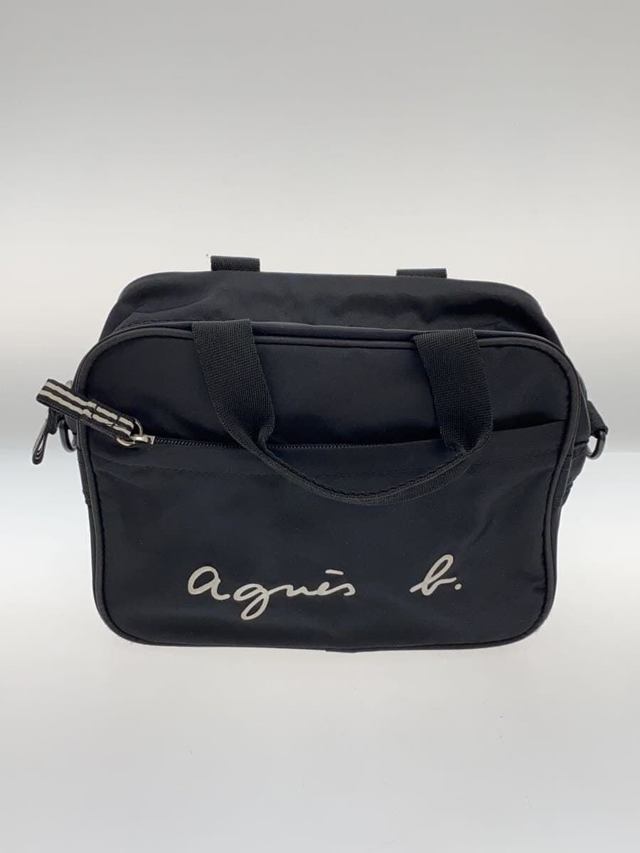 agnes b. Shoulder Bag BLK Strap Bag x 2 Set 7