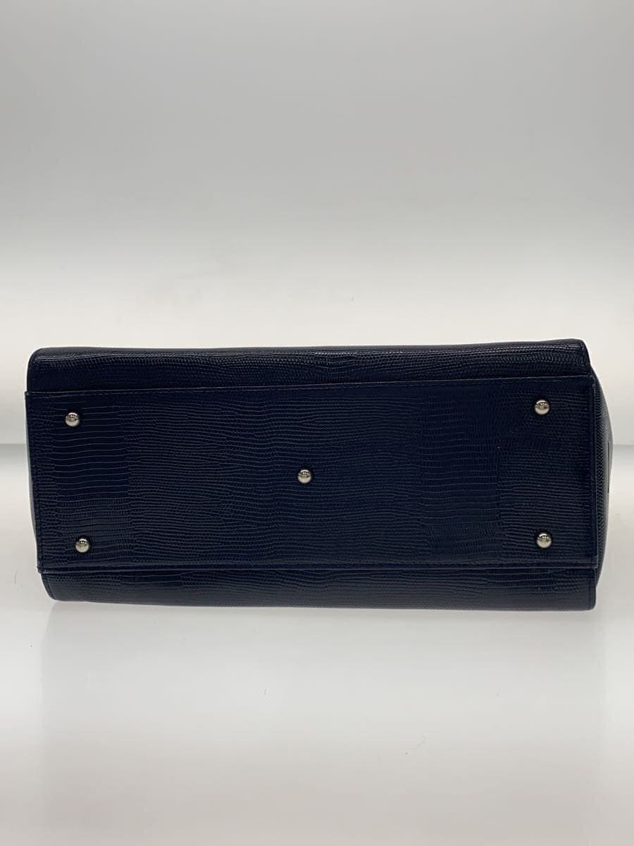 WAKO Handbag Leather NVY 4