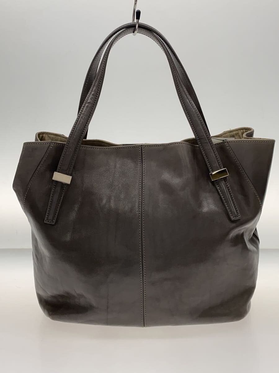 HIROFU handbag leather GRY 3
