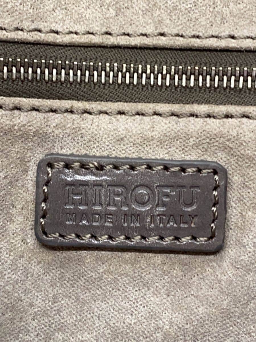 HIROFU handbag leather GRY 5