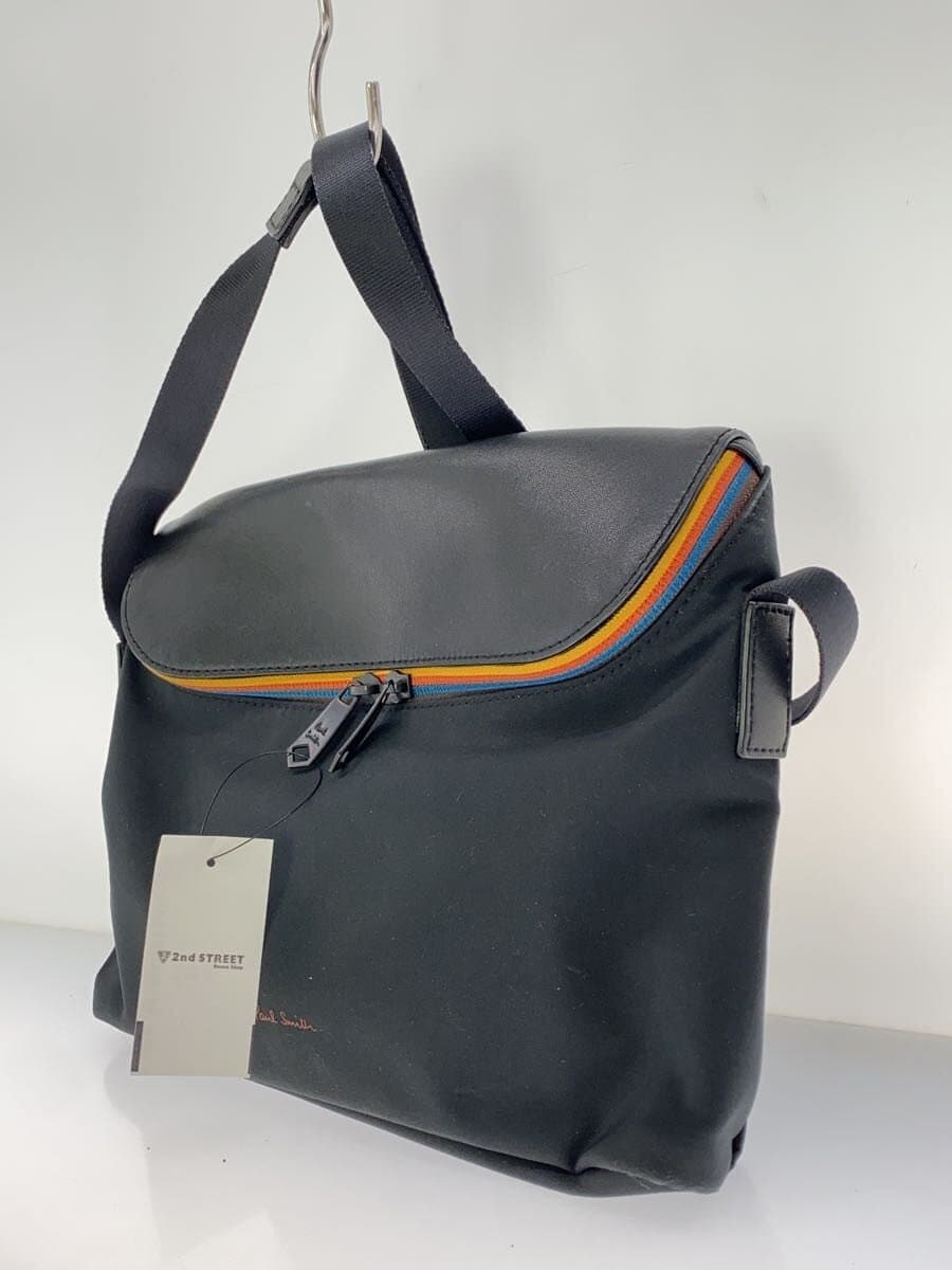 Paul Smith Shoulder Bag Nylon BLK Solid 2