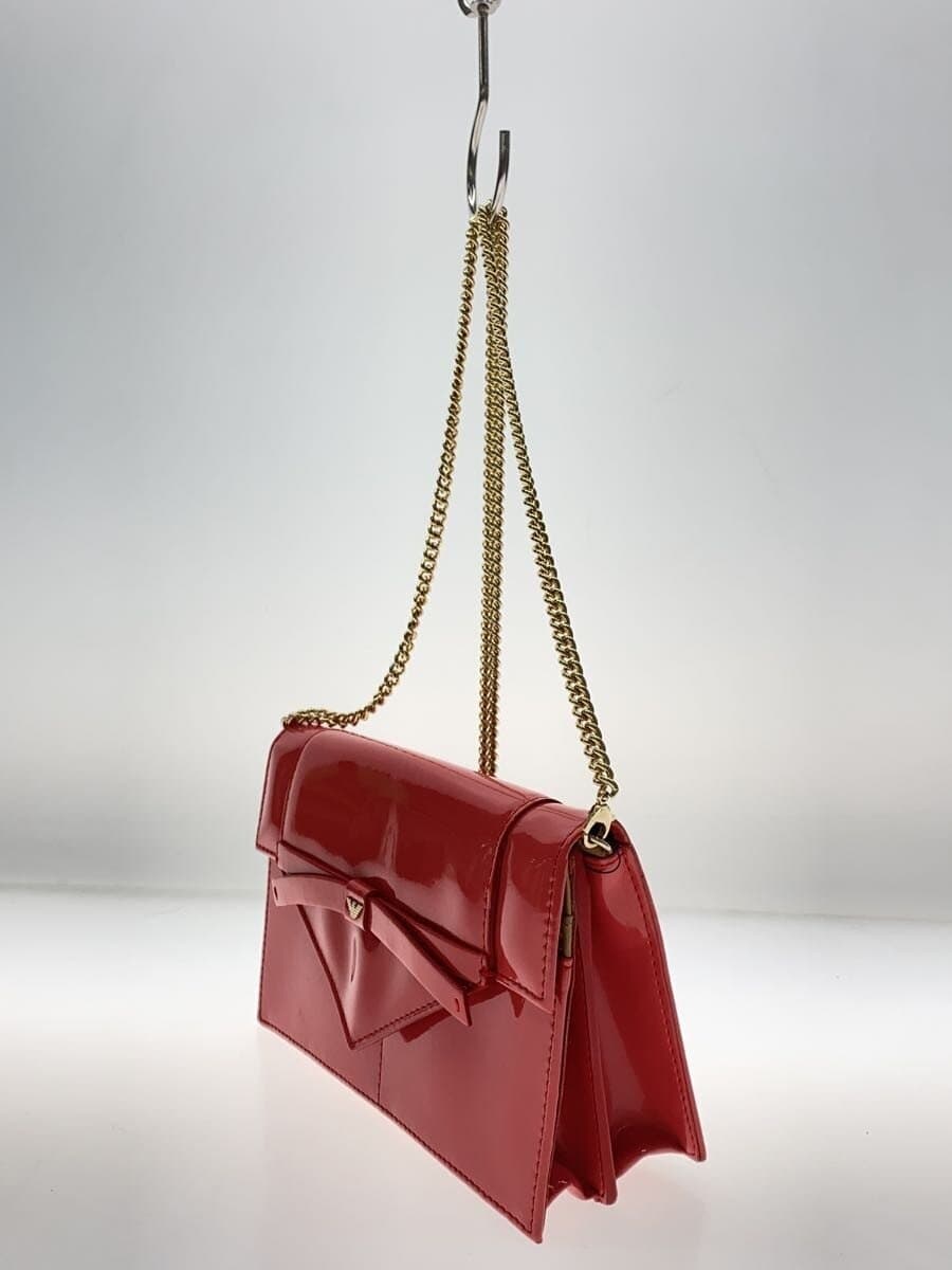 EMPORIO ARMANI Handbag Patent Leather PNK Solid 2