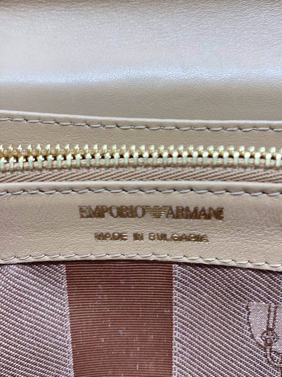 EMPORIO ARMANI Handbag Patent Leather PNK Solid 5