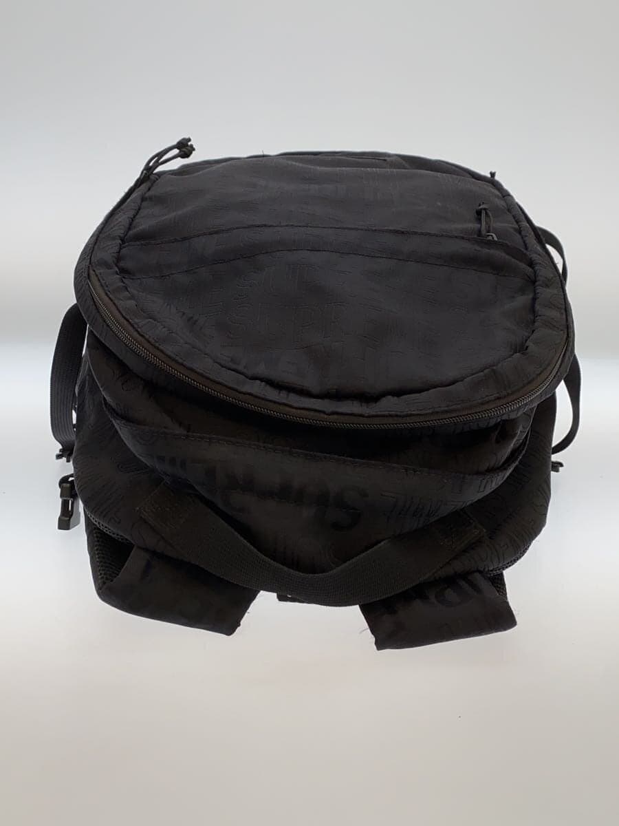 Supreme Backpack Nylon BLK All Over Pattern 19SS Consider Condition Stain、Fray 4