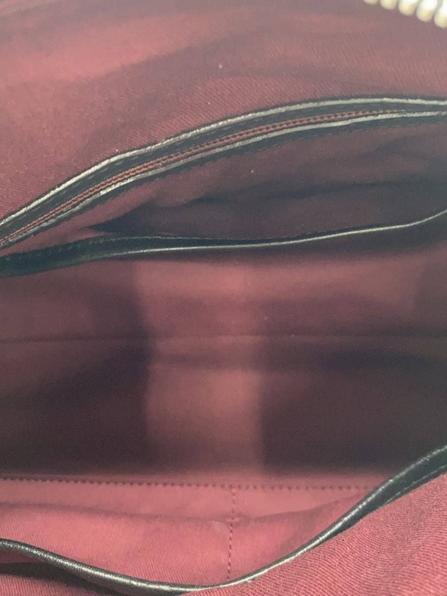 AVIREX Boston Bag Leather Black Mini Boston With Shoulder Strap 6