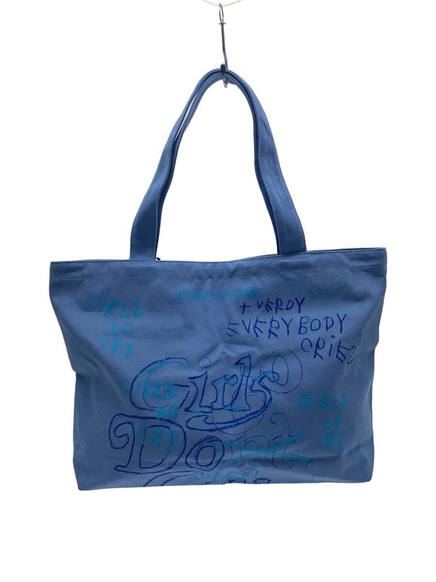 Girls Don’t Cry × DOVER STREET MARKET Tote Bag Canvas BLU Capitana Tote Bag