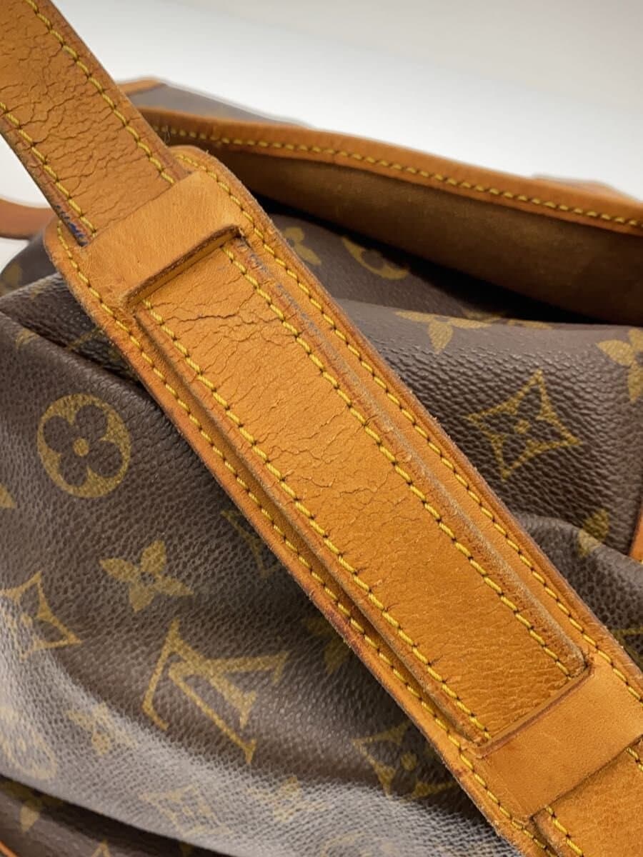 LOUIS VUITTON1)Saumur 35_Monogram Canvas PVC BRW 9